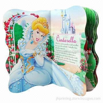 Educational Children's Book, Die-cut into different Shape, OEM Orders are Welcome